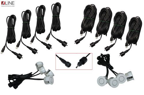 Парктронік Qline ParkSense Smart 8 білий