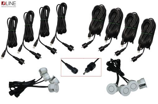 Парктронік Qline ParkSense Style 8 білий