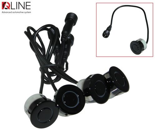 Парктронік Qline ParkSense Smart 4 чорний