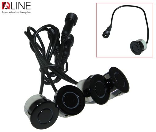 Парктронік Qline ParkSense Smart 8 чорний