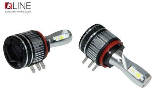 Лампы светодиодные QLine Ultra +200% 55W H15 6000K (2шт.) 12V