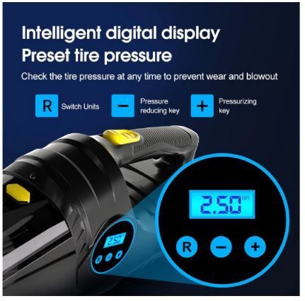 Автомобильный пылесос + компрессор Parkcity C1859-1