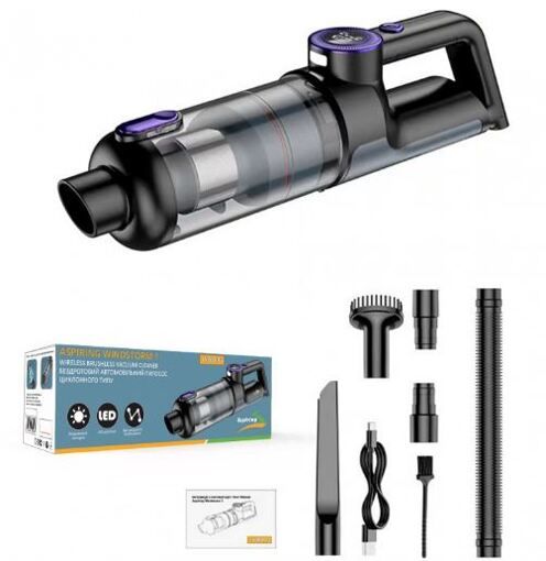 Автомобільний пилосос Aspiring Windstorm 1, Brushless, 15000 kPa Wireless