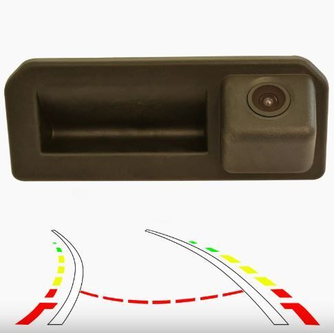 Камера заднього виду Prime-X TR-07-D5 VW, Audi, Skoda з динамічною розміткою