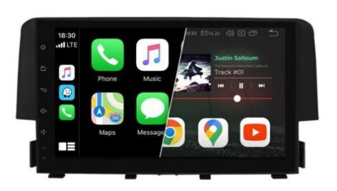 Штатна магнітола Gazer CM6509-FB2 Honda Civic (FB2) (2013-2016)