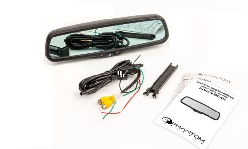 Зеркало заднего вида со встроенным монитором PHANTOM RMS-432