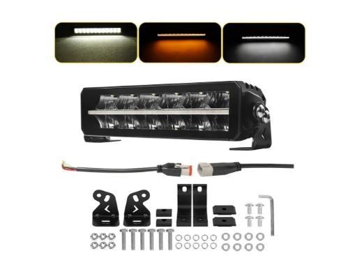 Світлодіодна фара Starlight SL-3312 дальнє світло WHITE + DRL 45W 5200Lm 12/24V (32см)