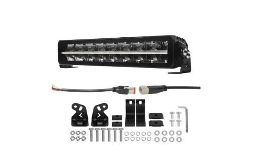 Світлодіодна фара Starlight SL-3317 дальнє світло WHITE + DRL 70W 9000Lm 12/24V (45см)