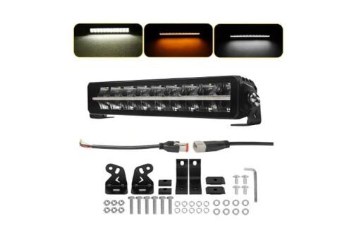 Світлодіодна фара Starlight SL-3317 дальнє світло WHITE + DRL 70W 9000Lm 12/24V (45см)