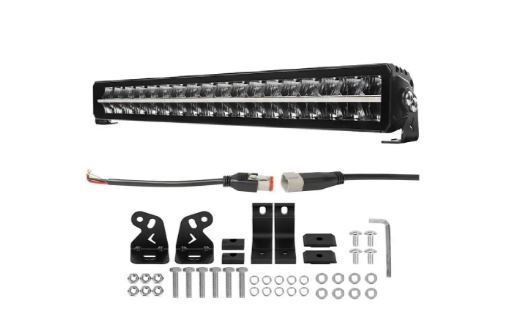 Світлодіодна фара Starlight SL-3332 дальнє світло WHITE + DRL 140W 15000Lm 12/24V (82см)