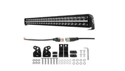 Світлодіодна фара Starlight SL-3342 дальнє світло WHITE + DRL 180W 20000Lm 12/24V (107см)