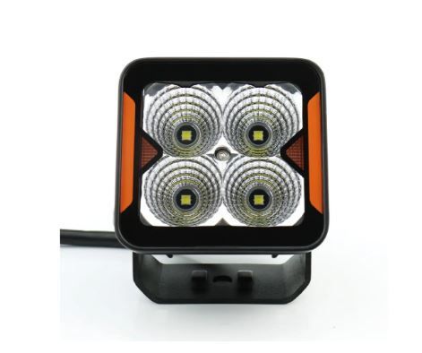 Світлодіодна фара StarLight SL-W0120F квадратна, ближнє розсіяне світло WHITE+DRL 20W 2400Lm 5700K