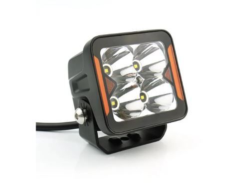 Світлодіодна фара StarLight SL-W0120S квадратна, дальнє світло WHITE + DRL 20W 2400Lm 5700K 12/24V