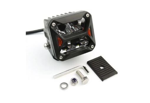 Світлодіодна фара StarLight SL-W0320S квадратна, дальнє світло WHITE + DRL 20W 1800Lm 5700K 12/24V