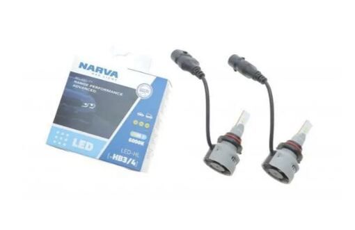 Комплект світлодіодних ламп NARVA HB3/HB4 Range Power Advanced +100% 6000K 12/24V (181858100)