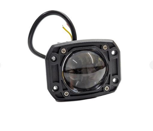 Противотуманные LED фары Starlight HP-GZD-266-01 ближний (белый+желтый), универсальный прямоугольник 12/24V