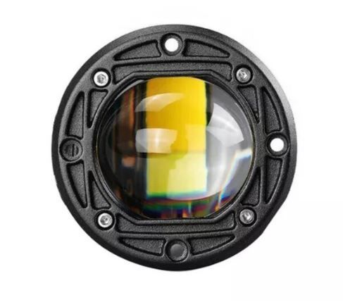 Противотуманные LED фары Starlight HP-GZD-267-01 ближний (белый+желтый), универс. круглая 12/24V