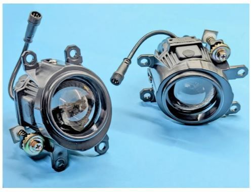 Протитуманні LED фари Starlight HP-GZD-311-01 ближнє світло (біле+жовте) + DRL 12/24V