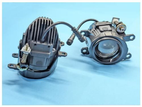 Протитуманні LED фари Starlight HP-GZD-311-01 ближнє світло (біле+жовте) + DRL 12/24V