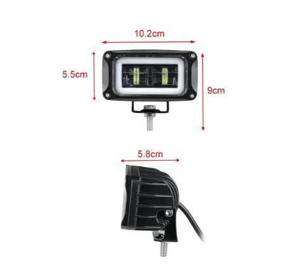 Протитуманні LED фари Starlight HP-GZD-W-14 ближнє світло + DRL 12/24V