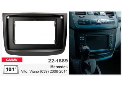 Рамка перехідна Carav 22-1889 Mercedes Vito, Viano (W639)