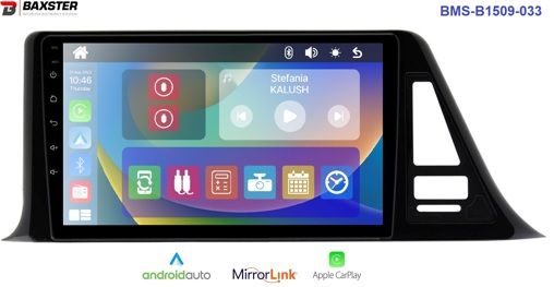 Штатна магнітола Baxster BMS-B1509-033 TOYOTA C-HR 16-18