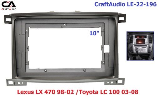Штатная магнитола Baxster ВМS-B1510-196 Lexus LX 470 98-02 /Toyota LC 100 03-08