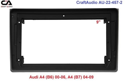 Рамка переходная CraftAudio AU-22-457-2 Audi A4 (B6) 00-06, A4 (B7) 04-09