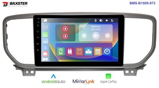 Штатная магнитола Baxster ВМS-B1509-973 KIA Sportage (QL) 18-21