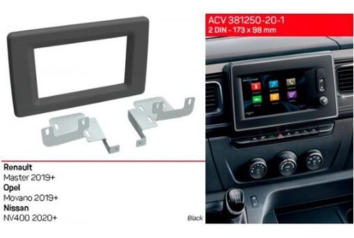 Рамка переходная ACV 381250-20-1 Renault Master, Opel Movano, Nissan NV400