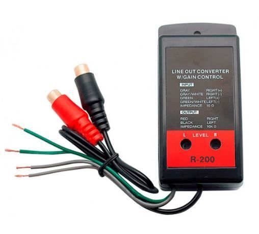 Конвертор уровня сигнала Carav R-200 (2 канала, регулировка)