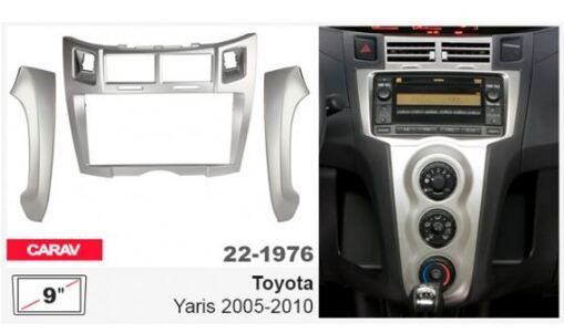 Рамка переходная Carav 22-1976 Toyota Yaris, Vitz, Platz