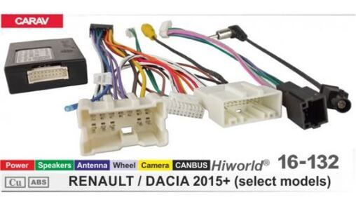 Переходник для магнитол 9&quot;, 10.1&quot; Carav 16-132 Renault, Dacia