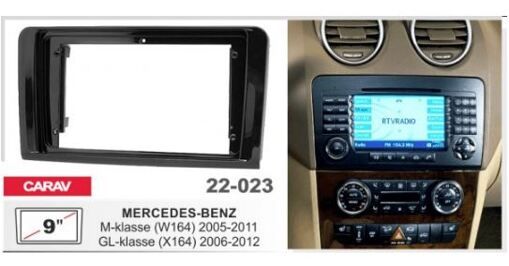 Рамка переходная Carav 22-023 Mercedes ML-klasse, GL-klasse