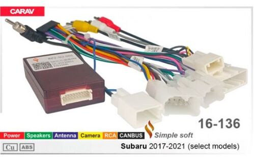 Переходник для магнитол 9", 10.1" Carav 16-136 Subaru