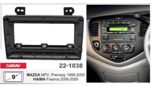 Рамка переходная Carav 22-1038 Mazda MPV, Premacy