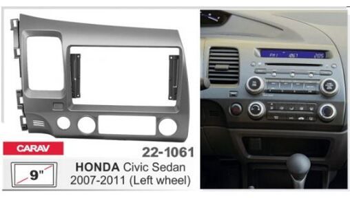 Рамка переходная Carav 22-1061 Honda Civic