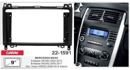 Рамка перехідна Carav 22-1591 Mercedes