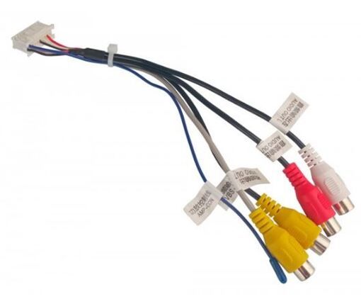 Разъем для магнитолы универсальный 20 pin-4 RCA AWM 131-02