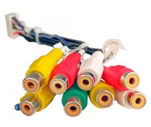 Разъем для магнитолы универсальный 20 pin-8 RCA AWM 131-03