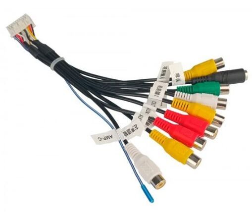 Разъем для магнитолы универсальный 20 pin-8 RCA AWM 131-04