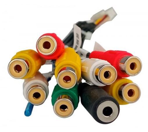 Разъем для магнитолы универсальный 20 pin-8 RCA AWM 131-04