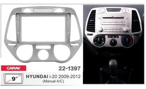 Рамка перехідна Carav 22-1397 Hyundai i20