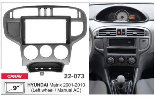 Рамка переходная Carav 22-073 Hyundai Matrix