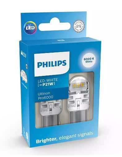 Габарит LED Philips P21W LED Ultinon Pro6000 11498CU60X2 White (2шт.)