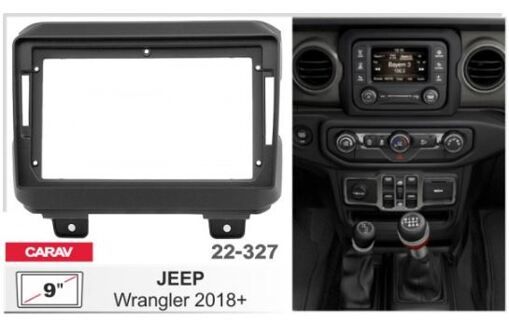 Рамка перехідна Carav 22-327 Jeep Wrangler