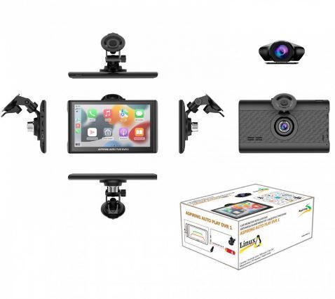 Монітор Aspiring Auto Play DVR 1, Magnet, CarPlay, Android auto