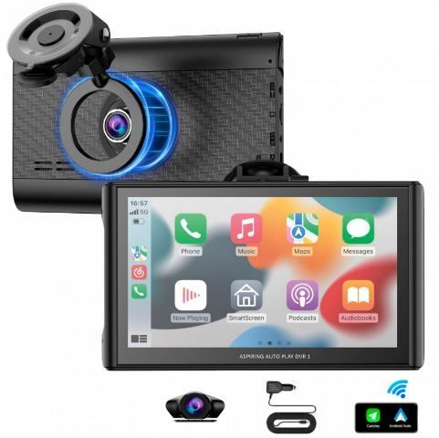 Монітор Aspiring Auto Play DVR 1, Magnet, CarPlay, Android auto