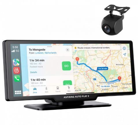 Монітор Aspiring Auto Play 2, Magnet, CarPlay, Android auto