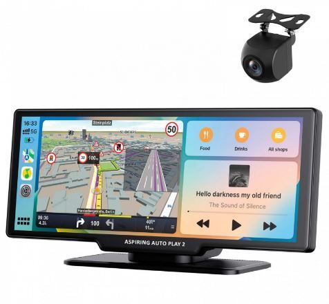 Монітор Aspiring Auto Play 2, Magnet, CarPlay, Android auto